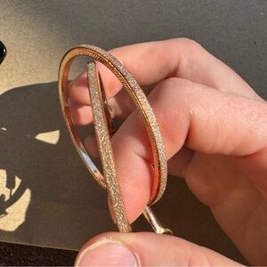 Rose Gold Hoop Earrings